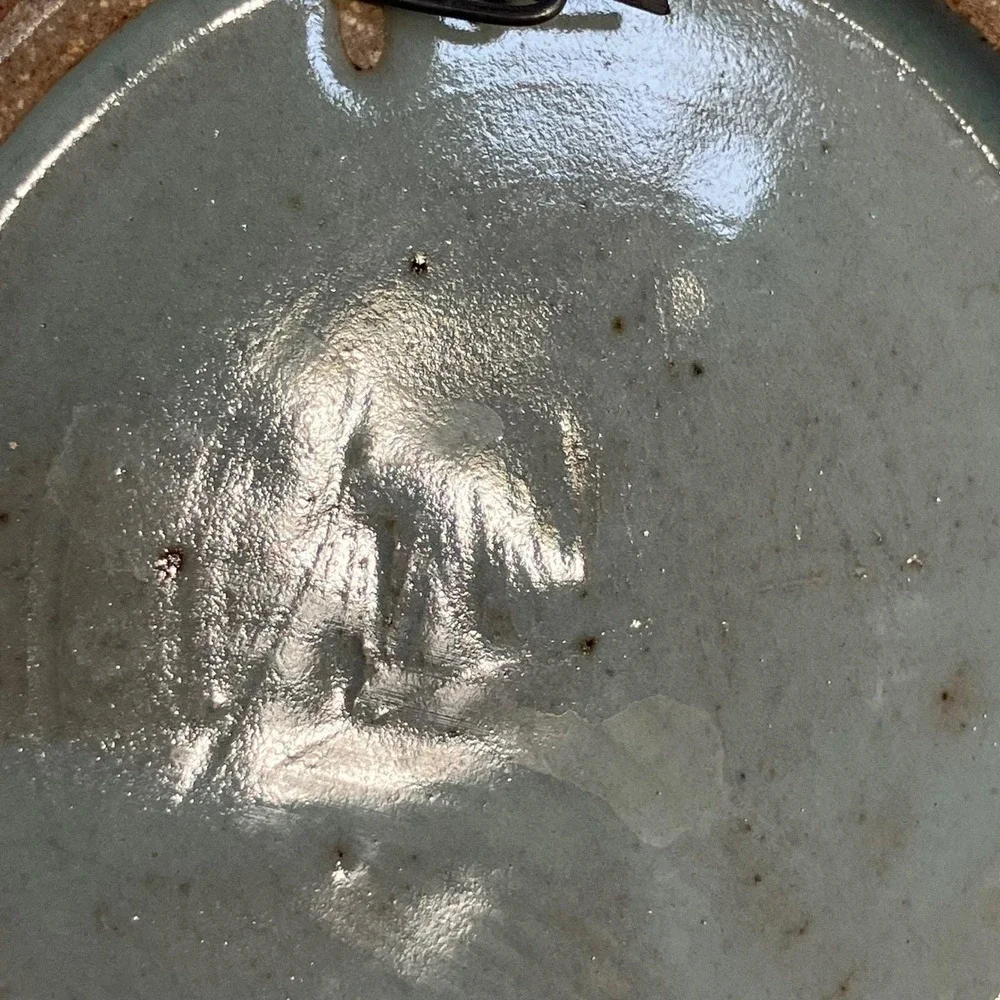 Vtg Cunningham Pottery Bowl 11.5